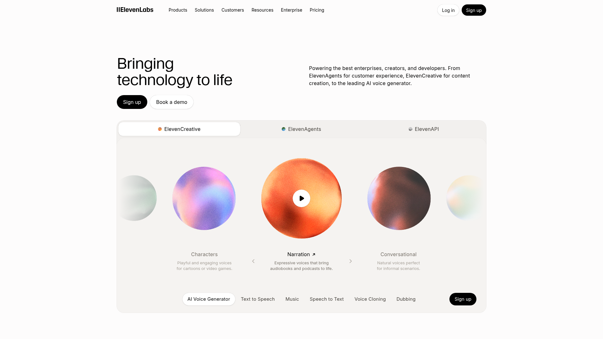 IIElevenLabs screenshot